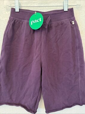 Pact Kids Purple Pull-On Athletic Shorts